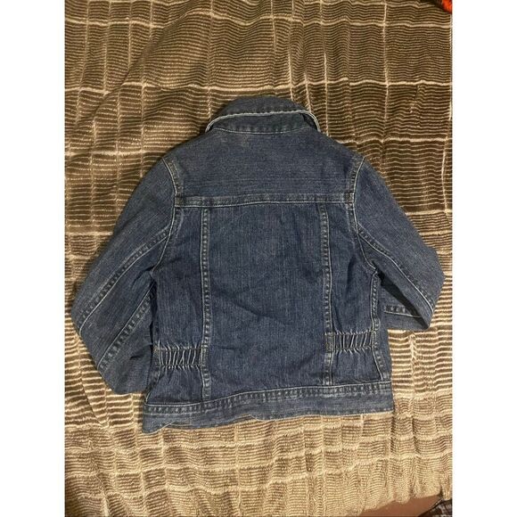 Carhartt girls button down jean jacket sz 6 Heart Metal buttons - Picture 5 of 10